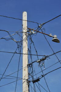 Electricity pole